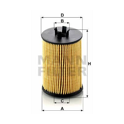 Filtro olio MANN-FILTER HU 612/1 x