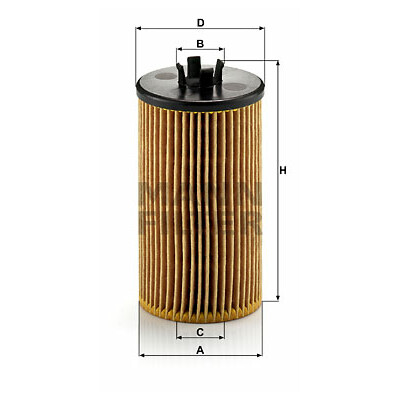 Filtro olio MANN-FILTER HU 612/2 x