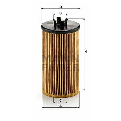 Filtro olio MANN-FILTER HU 612/2 x