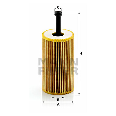 filtro olio evotop MANN-FILTER HU 612 x