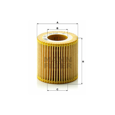 filtro olio evotop MANN-FILTER HU 710 x