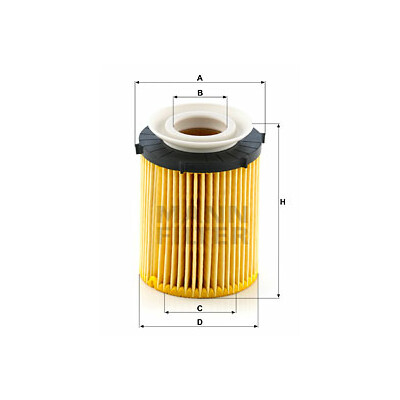 Filtro olio MANN-FILTER HU 711/6 z