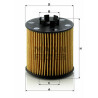 Filtro olio MANN-FILTER HU 712/6 x