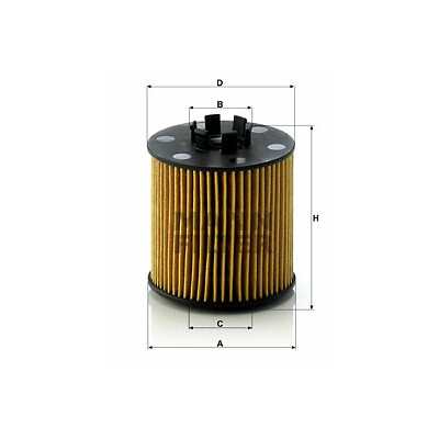 Filtro olio MANN-FILTER HU 712/6 x