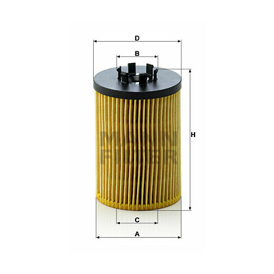 Filtro olio MANN-FILTER HU 715/5 x
