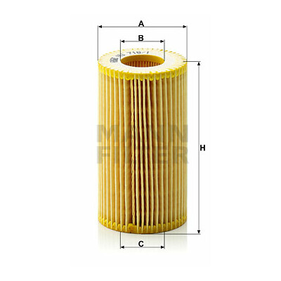 filtro olio evotop MANN-FILTER HU 718/1 z