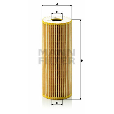filtro olio evotop MANN-FILTER HU 727/1 x