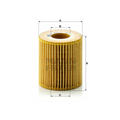 Filtro olio MANN-FILTER HU 815/2