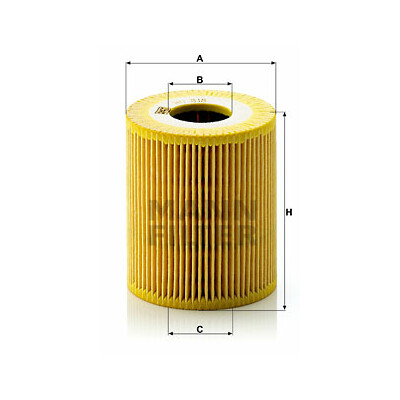 filtro olio evotop MANN-FILTER HU 818 x