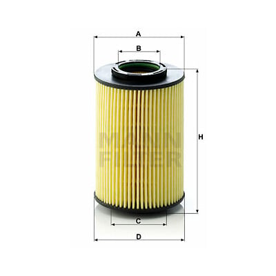 Filtro olio MANN-FILTER HU 822/5 x
