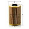 filtro olio evotop MANN-FILTER HU 930/3 x