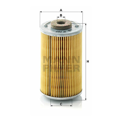 Filtro carburante MANN-FILTER P 707 x
