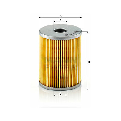 Filtro carburante MANN-FILTER P 810 x