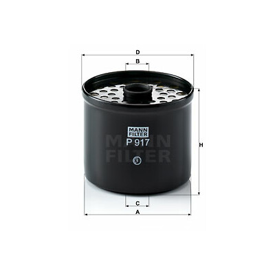 Filtro carburante MANN-FILTER P 917 x