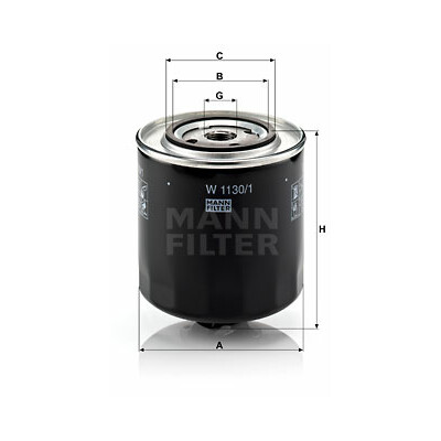 Filtro olio MANN-FILTER W 1130/1