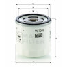 Filtro olio MANN-FILTER W 7008