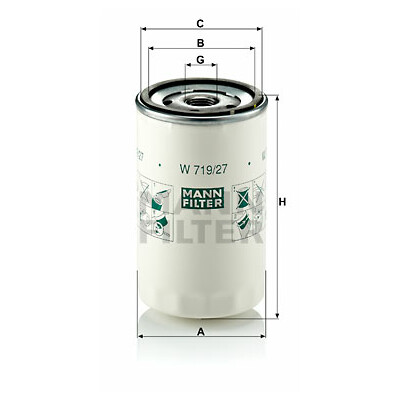 Filtro olio MANN-FILTER W 719/27
