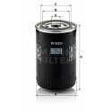 Filtro olio MANN-FILTER W 9009