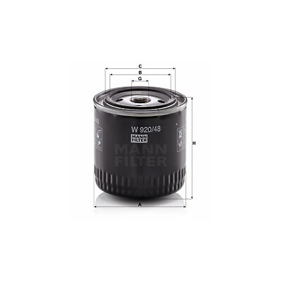 Filtro olio MANN-FILTER W 920/48