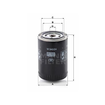 Filtro olio MANN-FILTER W 940/24