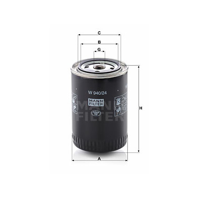 Filtro olio MANN-FILTER W 940/24