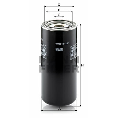 Filtro carburante MANN-FILTER WDK 13 145/1