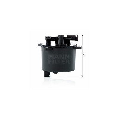 Filtro carburante MANN-FILTER WK 12 001