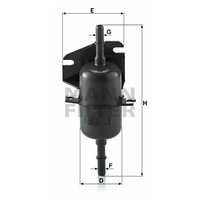 Filtro carburante MANN-FILTER WK 510