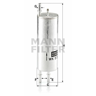 Filtro carburante MANN-FILTER WK 513/3