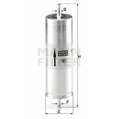 Filtro carburante MANN-FILTER WK 516