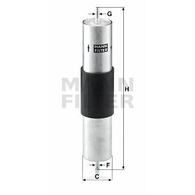 Filtro carburante MANN-FILTER WK 516/1