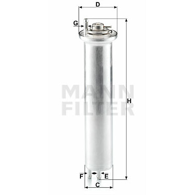 Filtro carburante MANN-FILTER WK 532