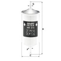 Filtro carburante MANN-FILTER WK 613