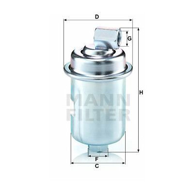 Filtro carburante MANN-FILTER WK 614/44