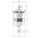 Filtro carburante MANN-FILTER WK 66