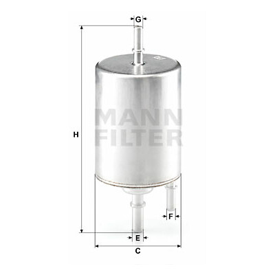 Filtro carburante MANN-FILTER WK 720/4