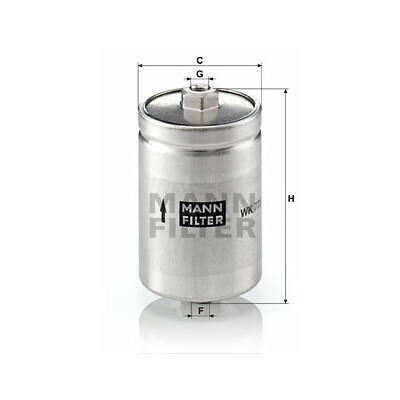 Filtro carburante MANN-FILTER WK 725