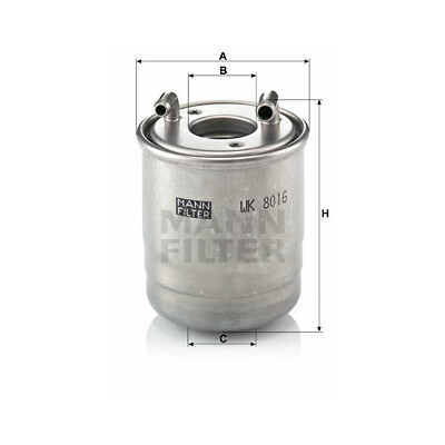 Filtro carburante MANN-FILTER WK 8016 x