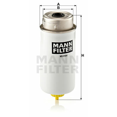 Filtro carburante MANN-FILTER WK 8104