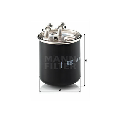 Filtro carburante MANN-FILTER WK 820/2 x