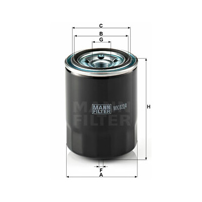 Filtro carburante MANN-FILTER WK 822/4