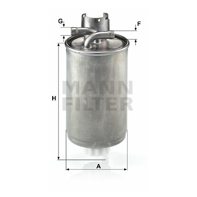 Filtro carburante MANN-FILTER WK 829