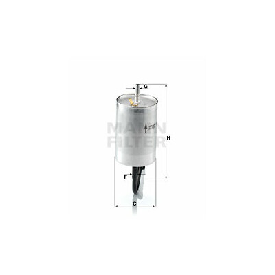 Filtro carburante MANN-FILTER WK 832/1