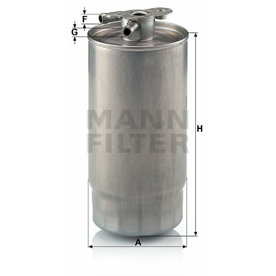Filtro carburante MANN-FILTER WK 841/1