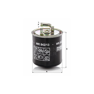 Filtro carburante MANN-FILTER WK 842/13