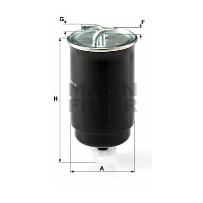 Filtro carburante MANN-FILTER WK 842/3