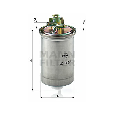 Filtro carburante MANN-FILTER WK 842/4