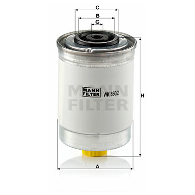 Filtro carburante MANN-FILTER WK 850/2