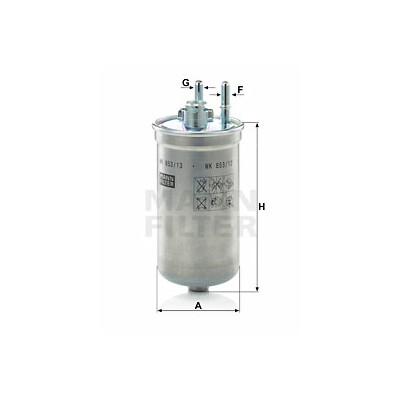 Filtro carburante MANN-FILTER WK 853/13