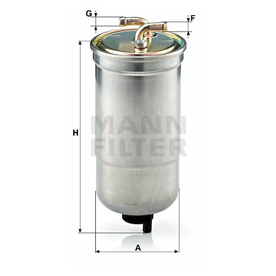 Filtro carburante MANN-FILTER WK 853/16